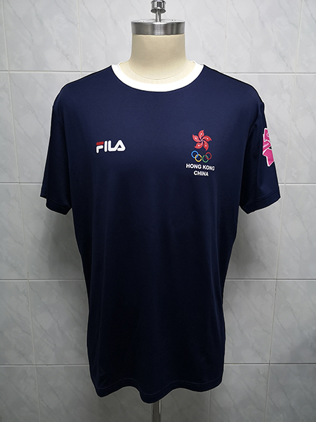 Men's 91% Polyester 8% Spandex Knitted T-Shirt