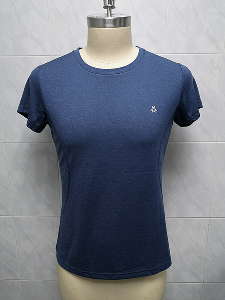 Men's 100% Polyester Knitted T-Shirt