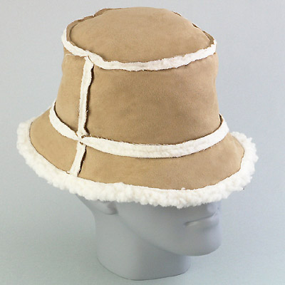 Sell Winter Brim Hat with Fake Fur Lining
