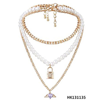 Multi Layer Necklace, HK131135