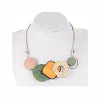 Bamboo Grass Parts Necklace