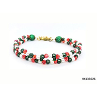 Xmas Beads Bracelet