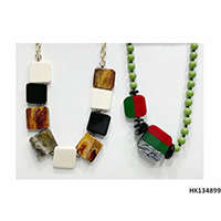 Beads, Acrylic Part Necklace