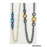 Acrylic Part Chain Necklace