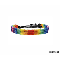 Colorful Jewelry Wax Rope Bracelet
