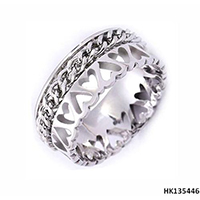 Fashionable Fidget Jewelry Metal Alloy Ring