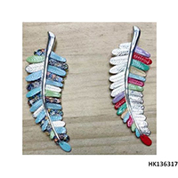 Fashionable Jewelry Epoxy Alloy Metal Brooch
