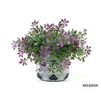 Artificial Potted Plant Table