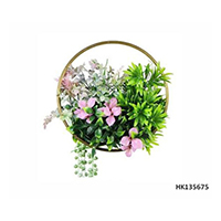 Artificial Floral Hoop Decoration