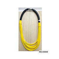 Charm Colorful Wax Rope Necklace