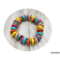 Colorful Jewelry Plastic Beaded Glass Beads Bracelet