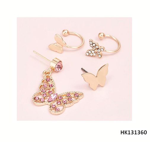 Hoop Earrings + Pin Earrings Set