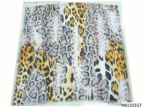 Animal Print Woven Scarf