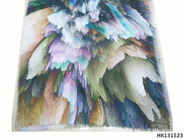 Splash Pattern Print Woven Scarf