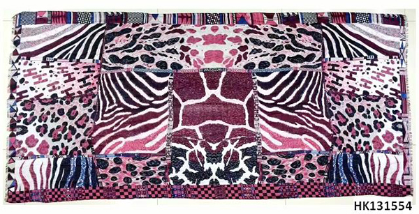 Animal Print Woven Scarf