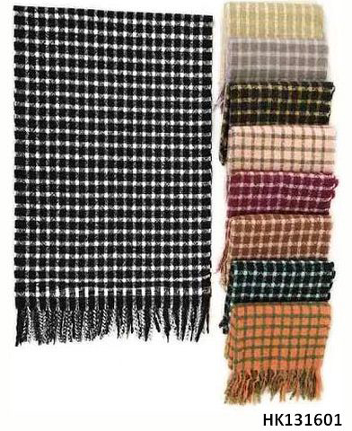 Woven Checker Scarf