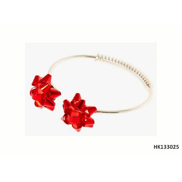 Xmas Gift Flower Bangle