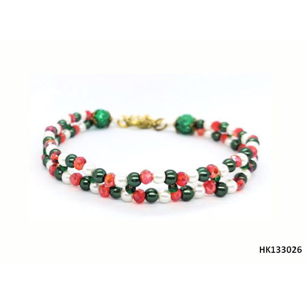 Xmas Beads Bracelet