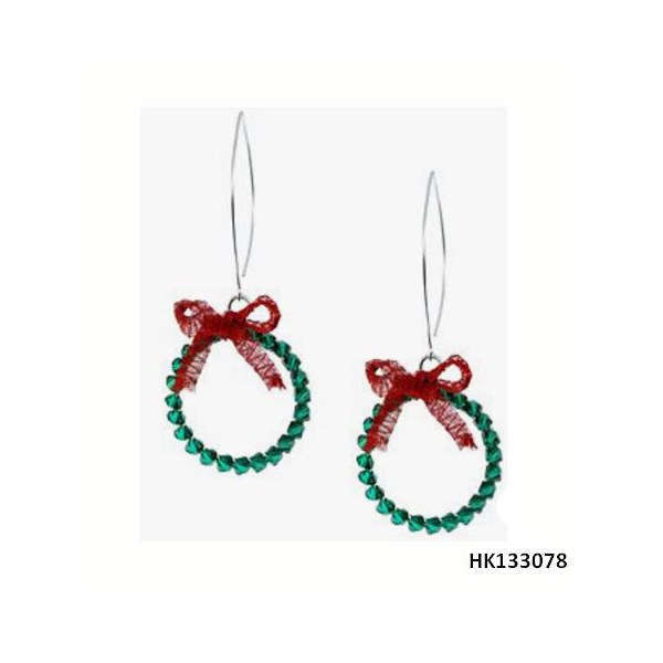 Xmas Ring Earrings