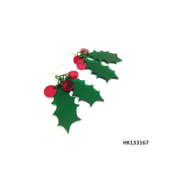 Xmas Leave Eariings