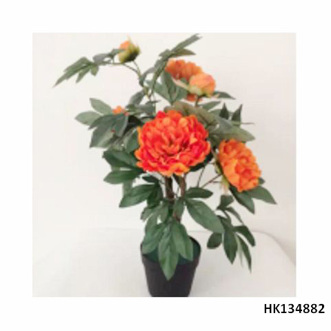 Artificial Peony Flower Tree
