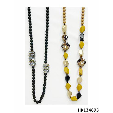 Beads, Acrylic Part Long Necklace