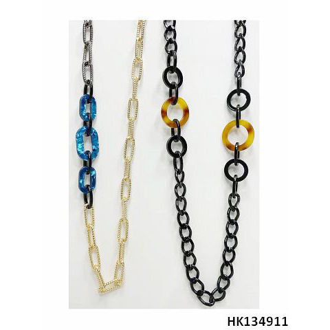 Acrylic Part Chain Necklace