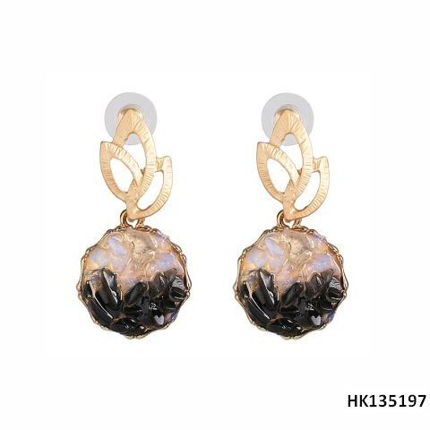 High Quality Citrin Stone Jewelry Drop Earring