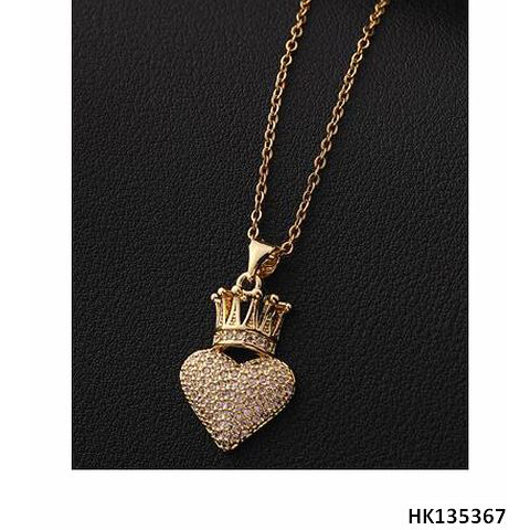 Charm Crystal Jewelry Metal Alloy Necklace