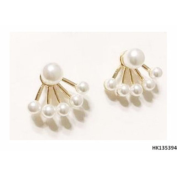 High Quality Imitation Pearl Jewelry Metal Alloy Stud Earring