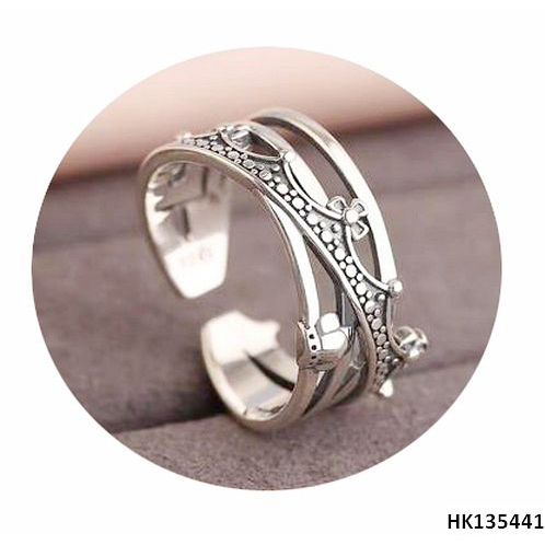 Statement Fashion Fidget Jewelry Metal Alloy Ring