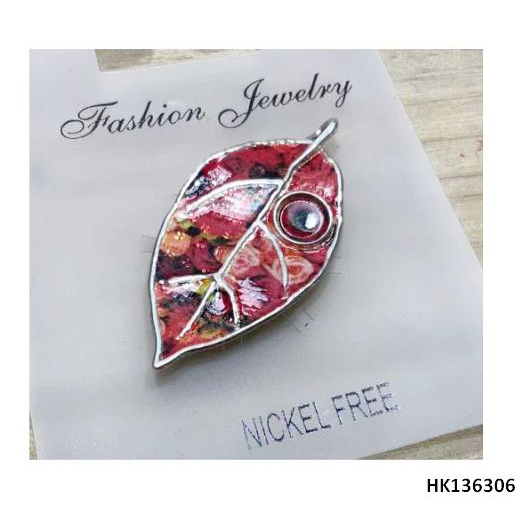 Statement Fashion Jewelry Enamel Alloy Metal Brooch