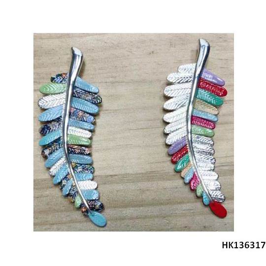 Fashionable Jewelry Epoxy Alloy Metal Brooch
