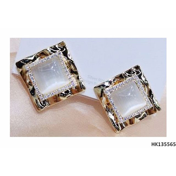 High Quality Crystal Jewelry Metal Alloy Stud Earring