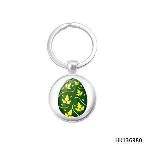 Easter Egg Series Alloy Metal Key Chain