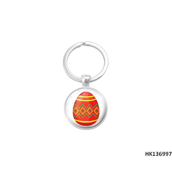 Easter Egg Series Alloy Metal Key Chain