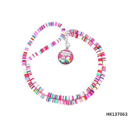 Easter Egg & Rabbit Series Plastic Parts Necklace