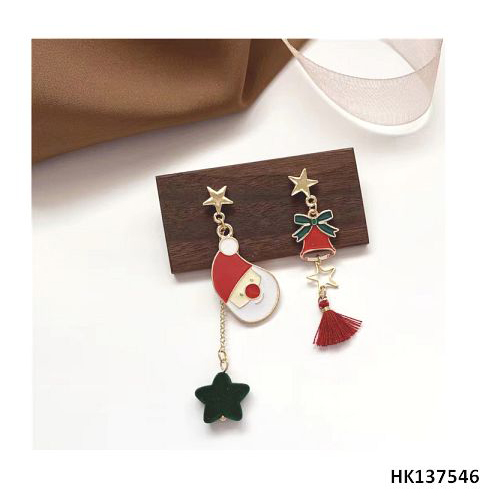 Xmas Mixed Styles Metal Alloy Drop Earring