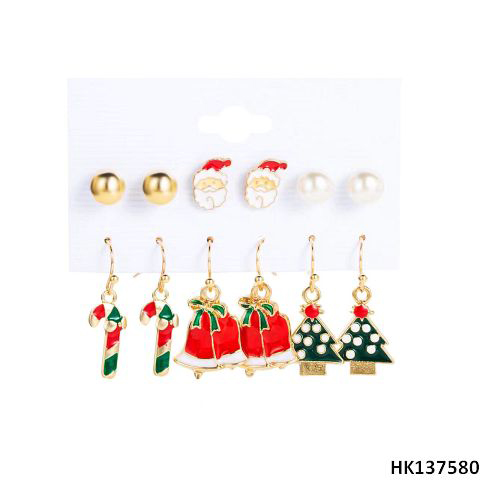 Xmas Mixed Styles Metal Alloy Earring