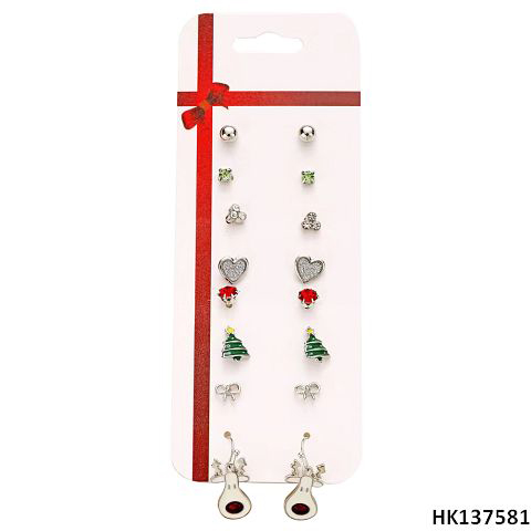 Xmas Mixed Styles Metal Alloy Earring