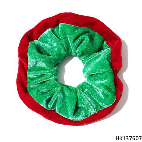 Xmas Pattern Scrunchy