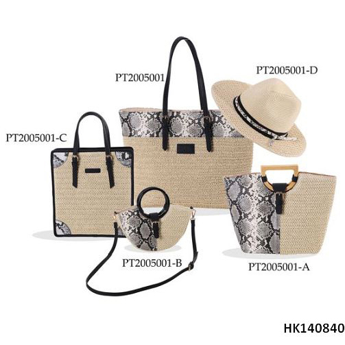 Straw Hat, Straw Bag, Straw Shoulder Bag