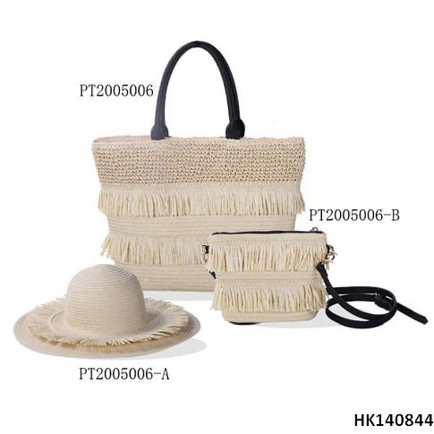 Straw Hat, Straw Bag, Straw Shoulder Bag