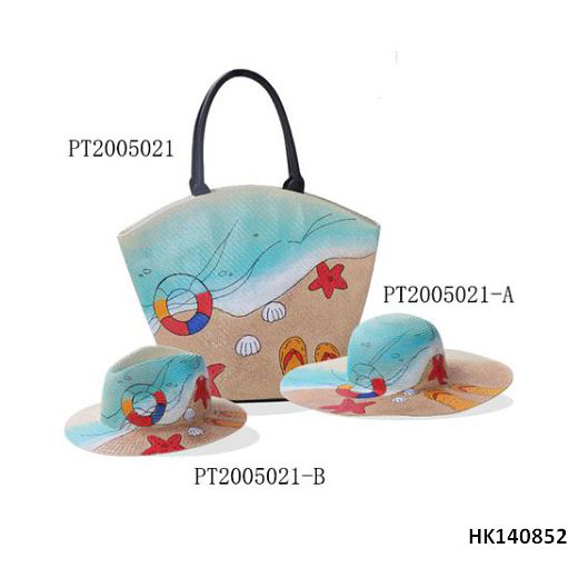 Straw Hat, Straw Bag