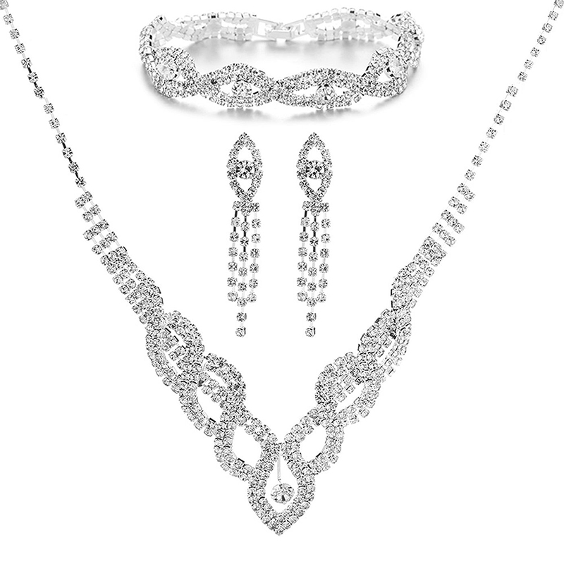 Wedding Jewelry Combination Set