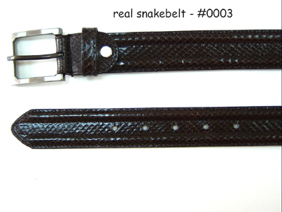 Belts - Real Leather