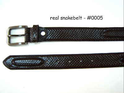 Belts - Real Leather