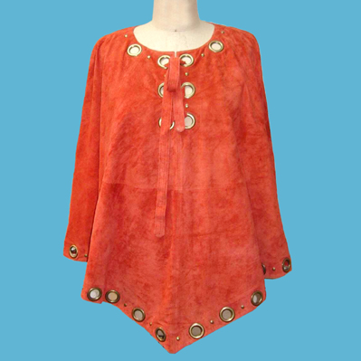 LADIES' SUEDE CAPE.