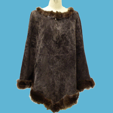 LADIES' SUEDE CAPE.