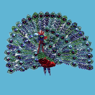 GARMENT ACCESSORIES--PEACOCK